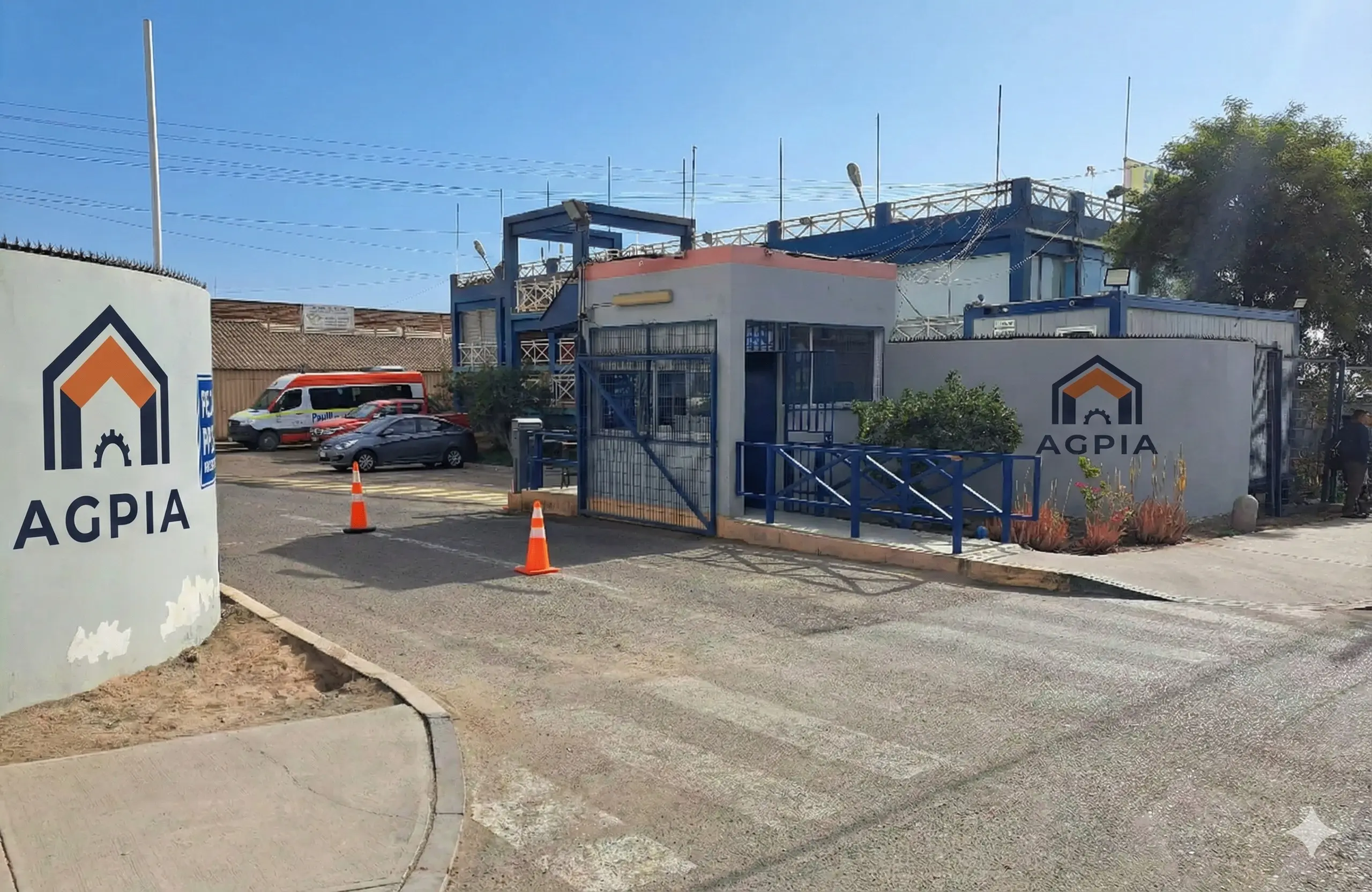 Entrada del Parque Industrial AGPIA