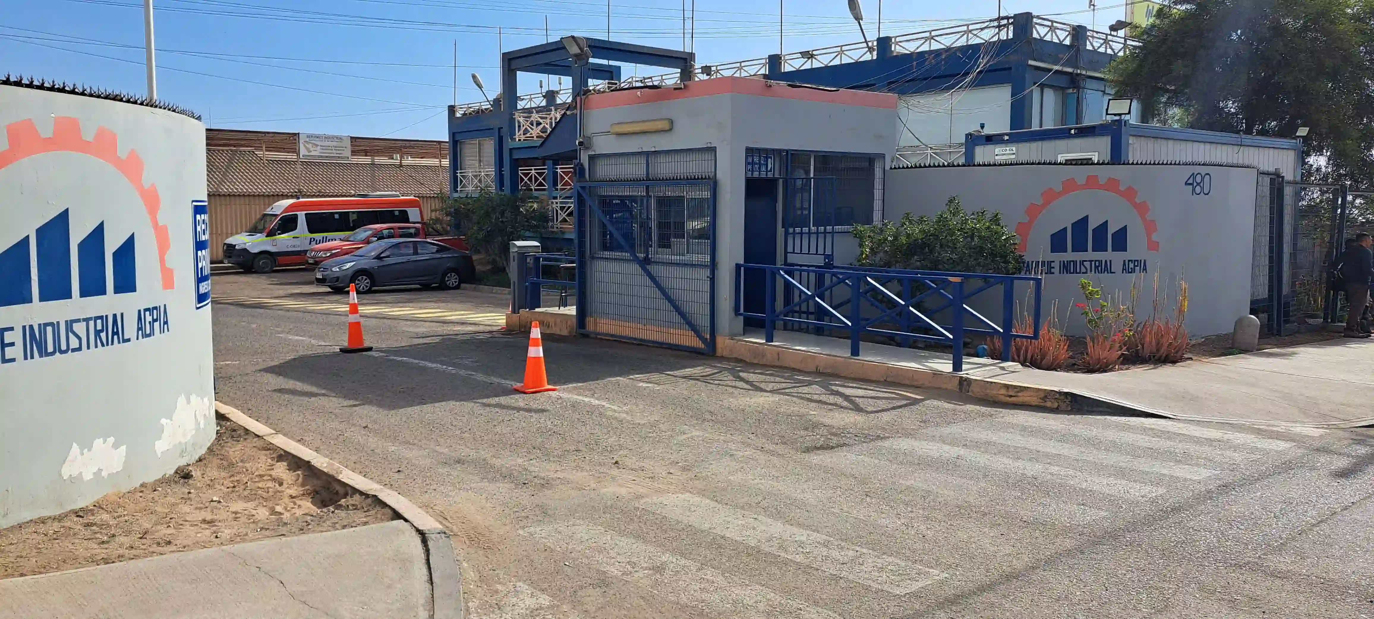 Entrada del Parque Industrial AGPIA
